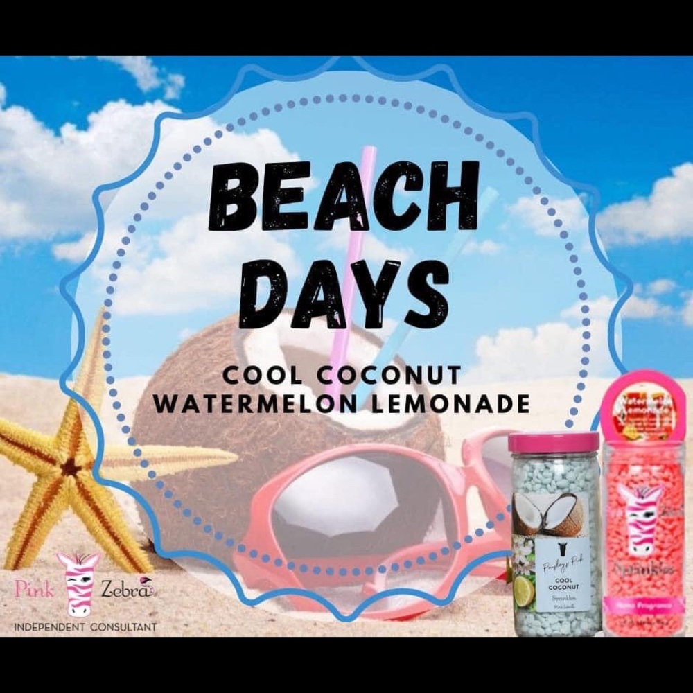 Pink Zebra Sprinkles ‘Beach Days’ 🏖